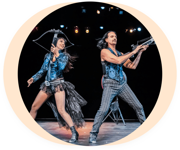 Ottavio-and-Naomi-Gesmundo, Choreographers / Cross Bow Artists